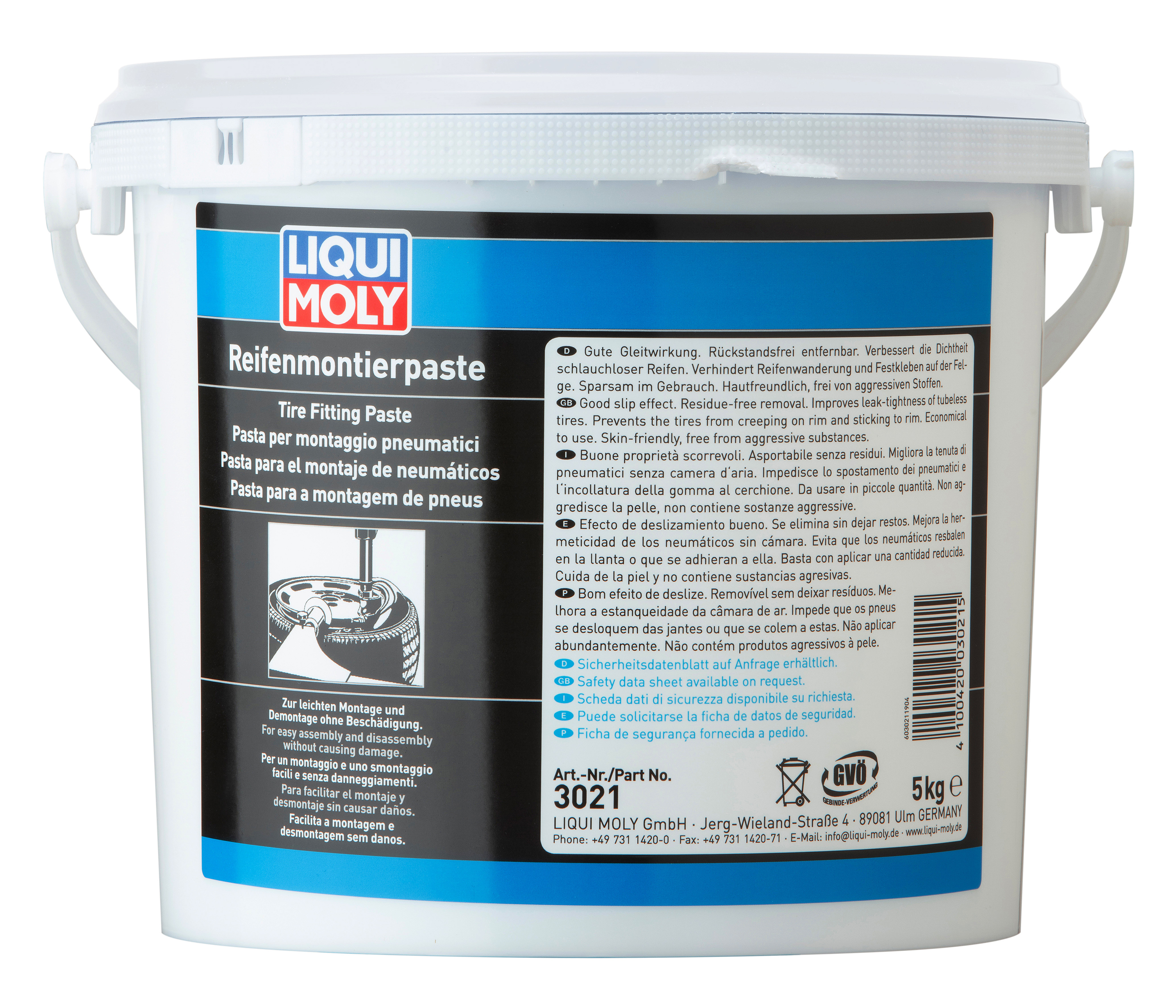 Liqui Moly 3021 Reifen-Montierpaste 5kg