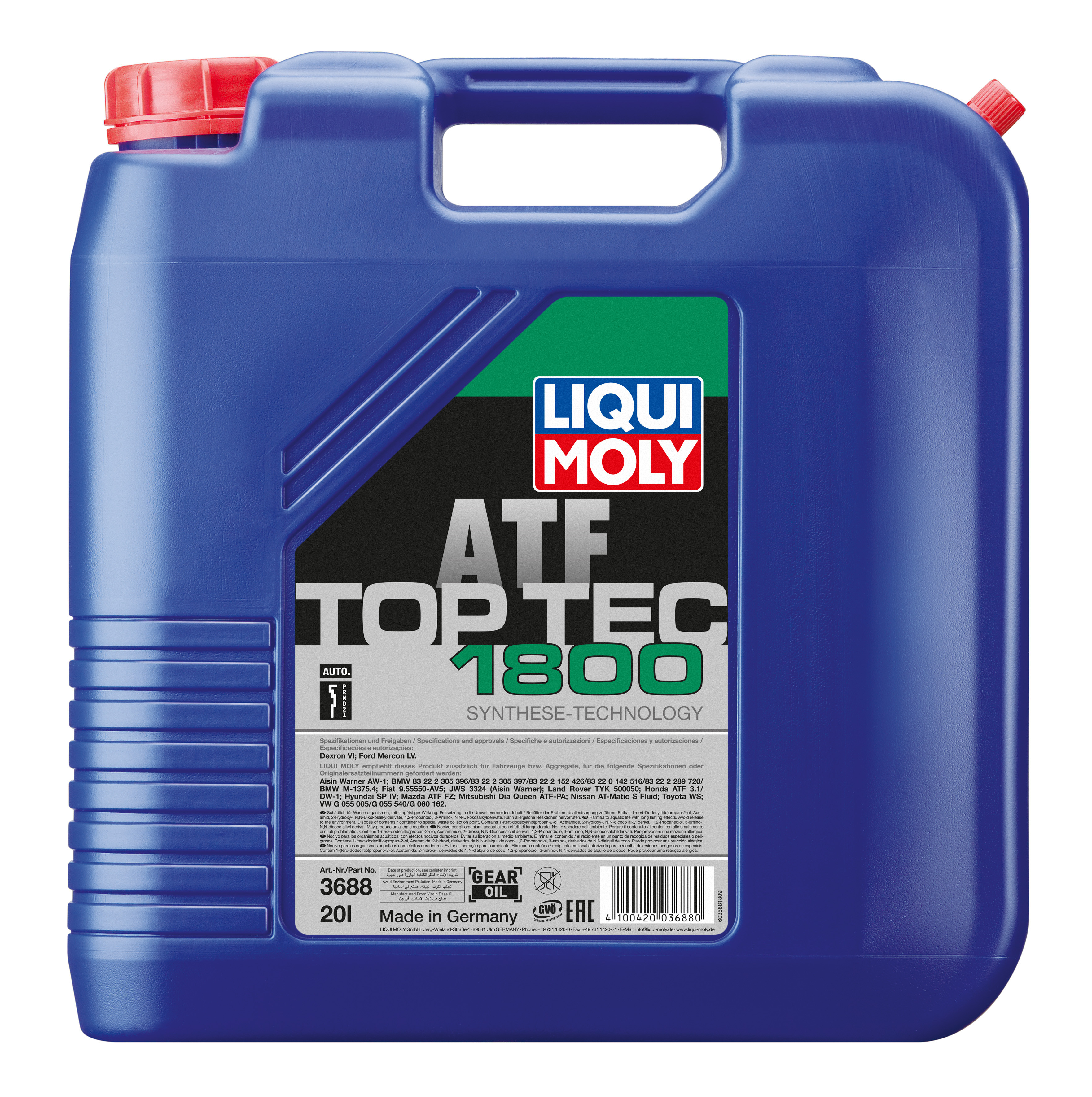 Liqui Moly Top Tec ATF 1800 20l Kanister