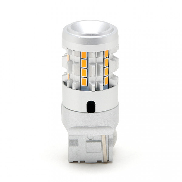 LIMOX LED Glassockel T20 WY21W 26x 3030 SMD Orange 100 % Canbus Inside