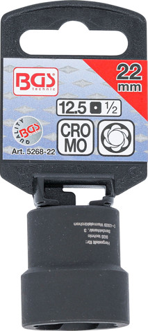 BGS Spiral-Profil-Steckschlüssel-Einsatz / Schraubenausdreher | Antrieb Innenvierkant 12,5 mm (1/2