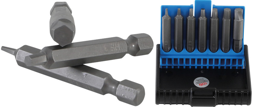 BGS Schraubenausdreher-Satz | für defekten Innensechskant 1,5 - 6 mm | 7-tlg.