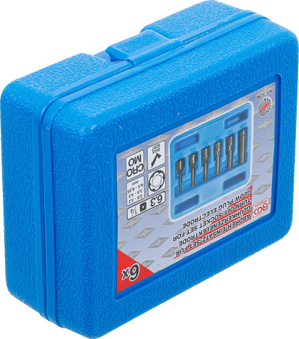 BGS Abdreh-Einsatz-Satz für Glühkerzenelektrode | Antrieb Innenvierkant 6,3 mm (1/4