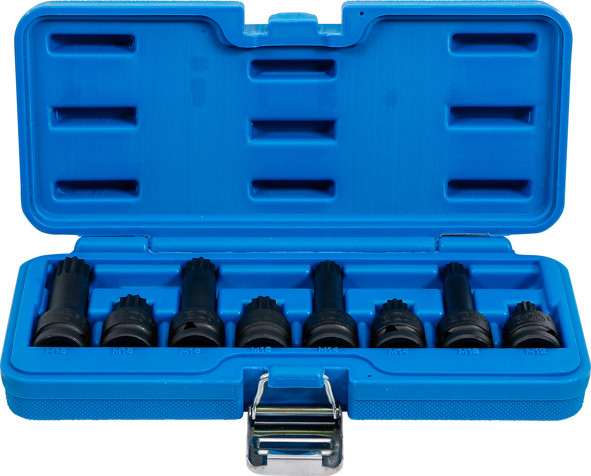 BGS Kraft-Bit-Einsatz-Satz | Antrieb Innenvierkant 12,5 mm (1/2