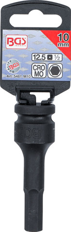 BGS Kraft-Bit-Einsatz | Antrieb Innenvierkant 12,5 mm (1/2