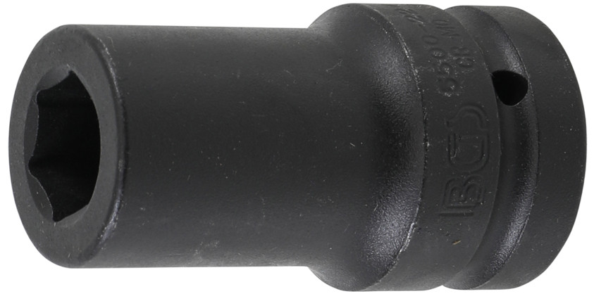 BGS Kraft-Steckschlüssel-Einsatz Sechskant, tief | Antrieb Innenvierkant 25 mm (1