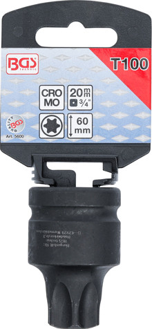 BGS Kraft-Bit-Einsatz | Antrieb Innenvierkant 20 mm (3/4