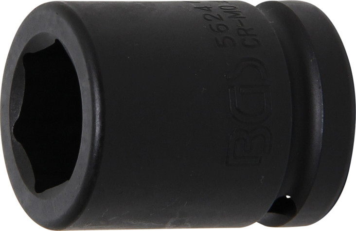 BGS Kraft-Steckschlüssel-Einsatz Sechskant | Antrieb Innenvierkant 20 mm (3/4