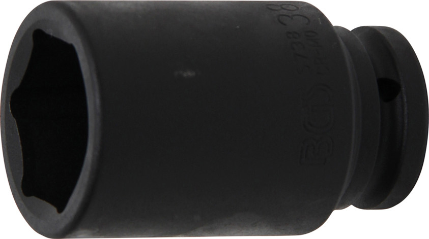 BGS Kraft-Steckschlüssel-Einsatz Sechskant, tief | Antrieb Innenvierkant 20 mm (3/4