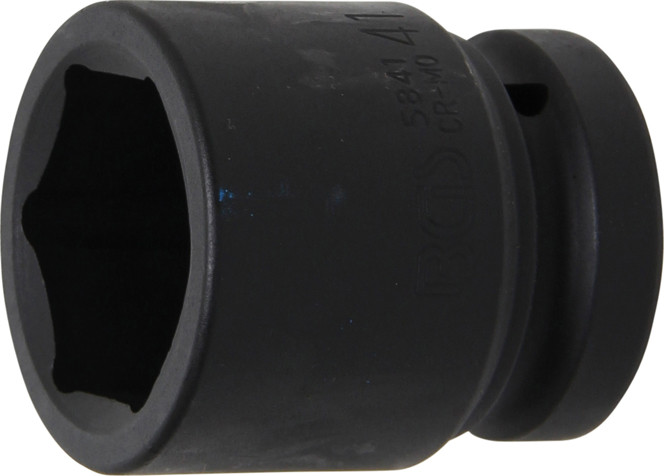 BGS Kraft-Steckschlüssel-Einsatz Sechskant | Antrieb Innenvierkant 25 mm (1