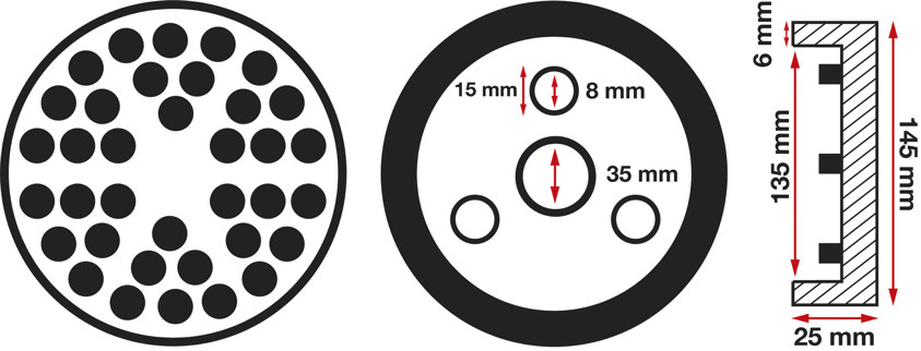 BGS Gummiteller | für Hebebühnen | Ø 145 mm