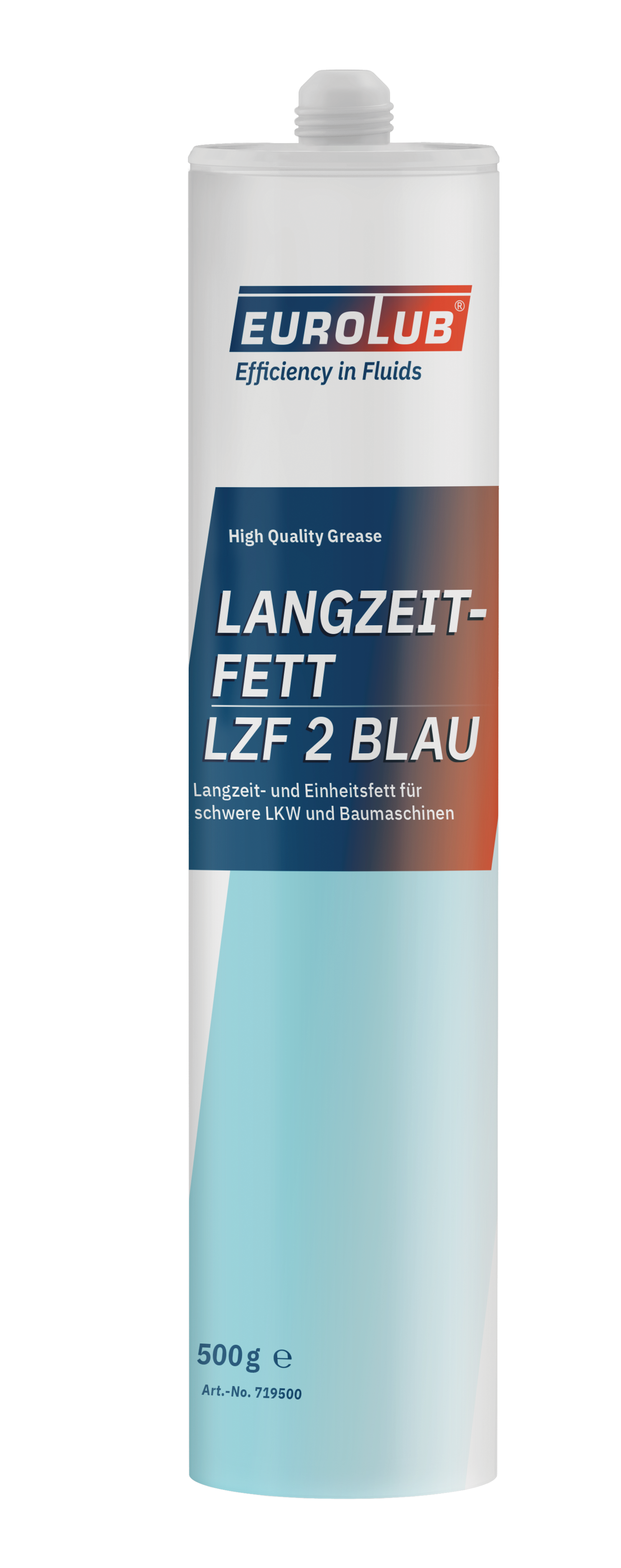 Eurolub Langzeitfett LZF 2 BLAU 500g Fett Kartusche