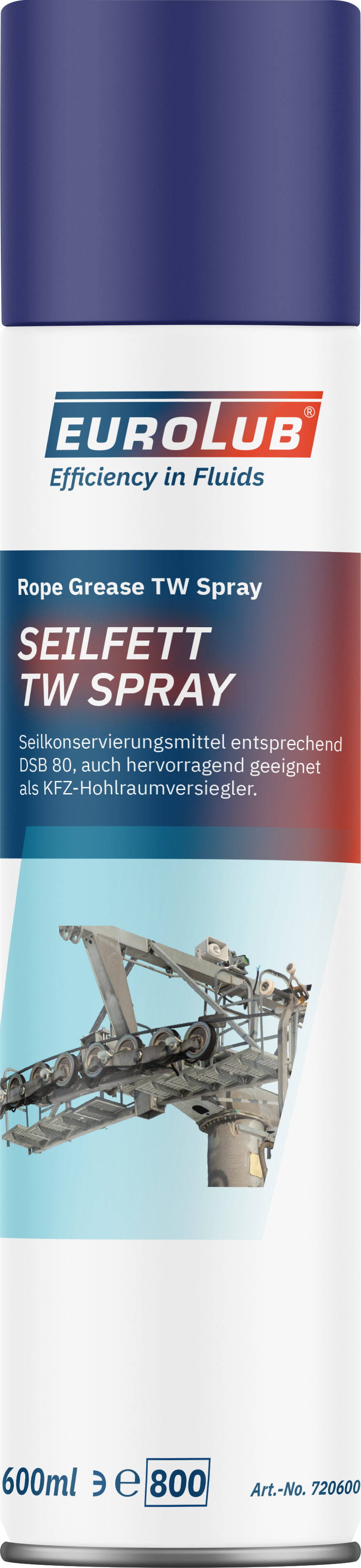 Eurolub Hohlraum-Versiegler Seilfett TW/ Spray 600ml