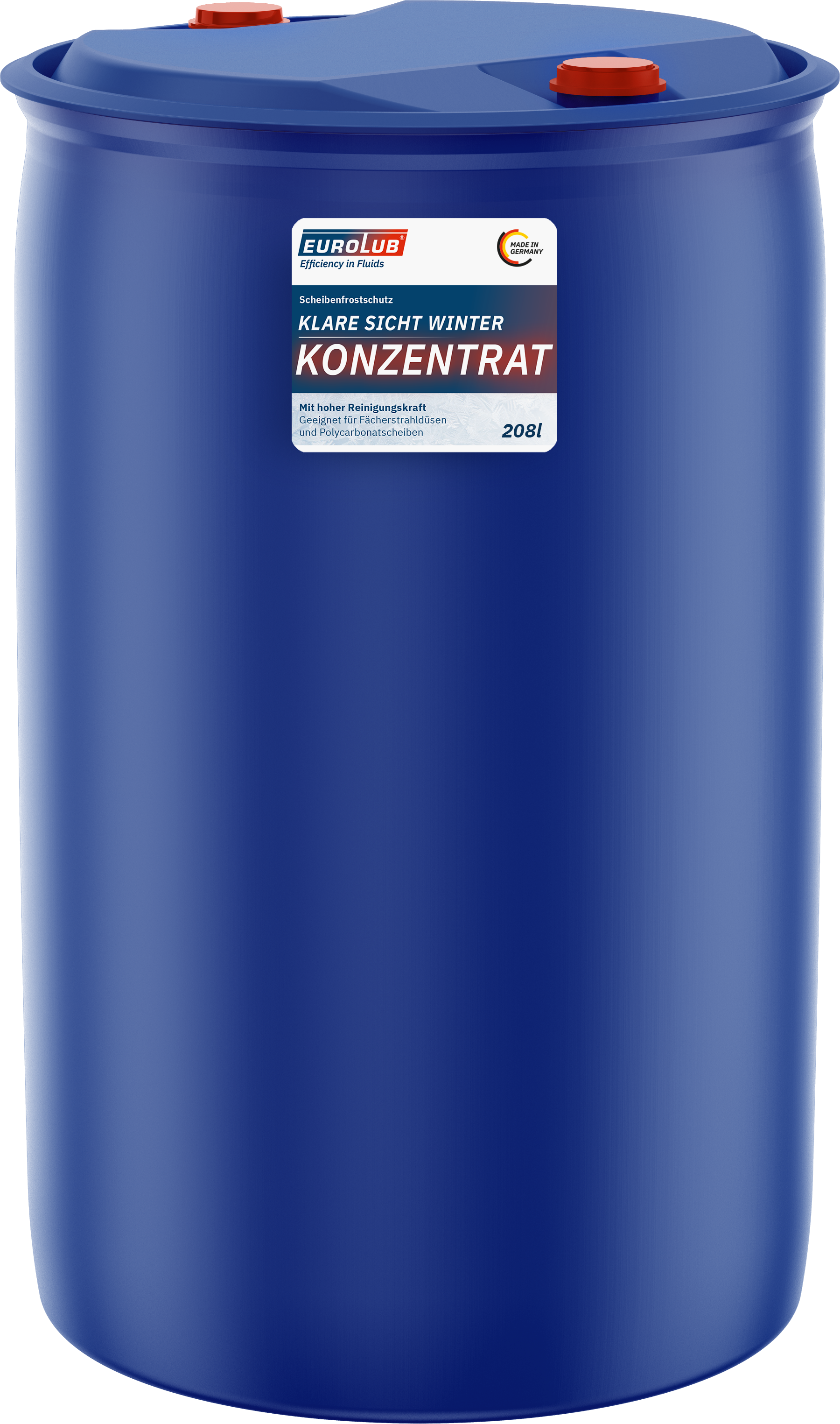 EUROLUB Scheibenfrostschutz Klare Sicht Winter Konzentrat -60°C 208l Fass
