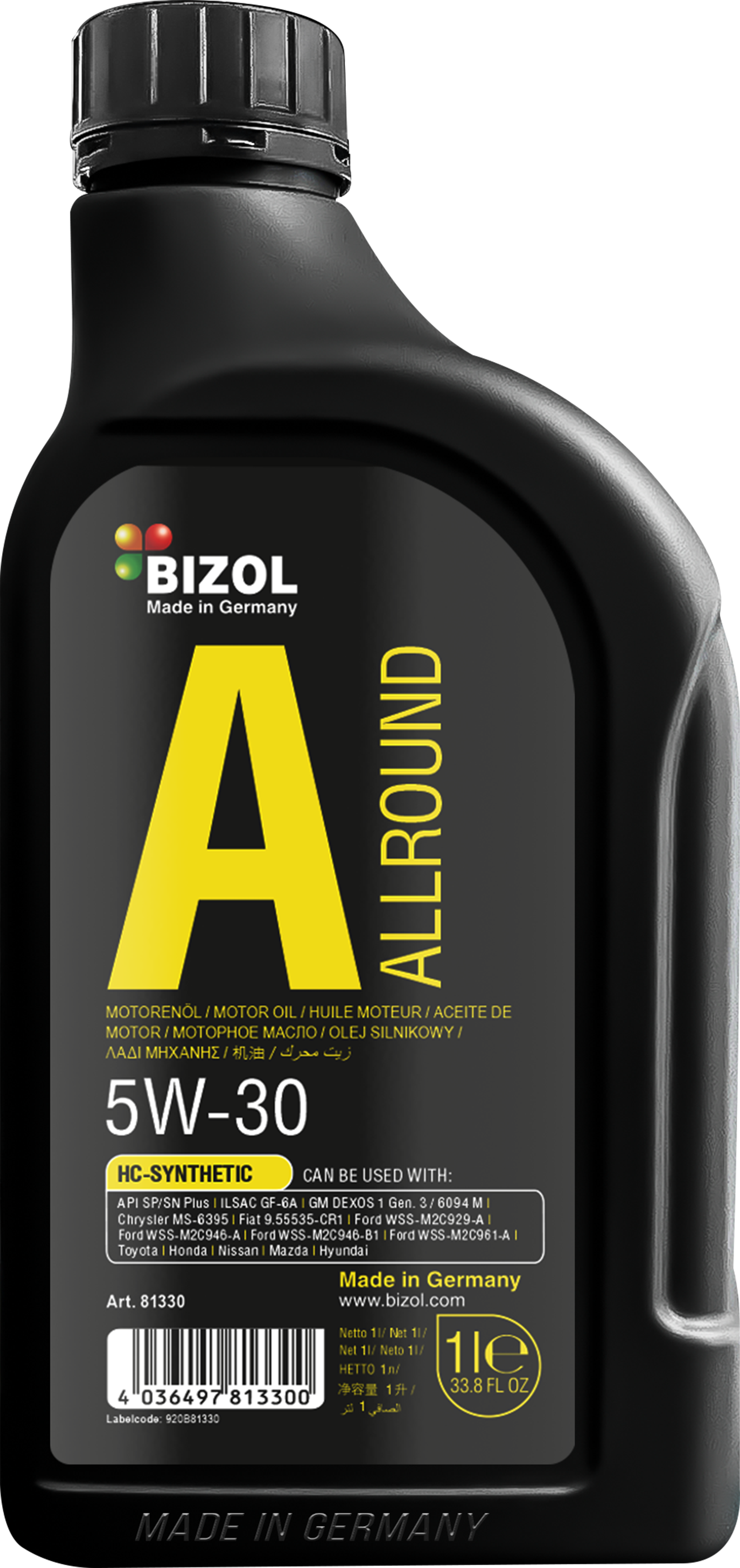 BIZOL Allround Motoröl 5W-30 - 1 Liter