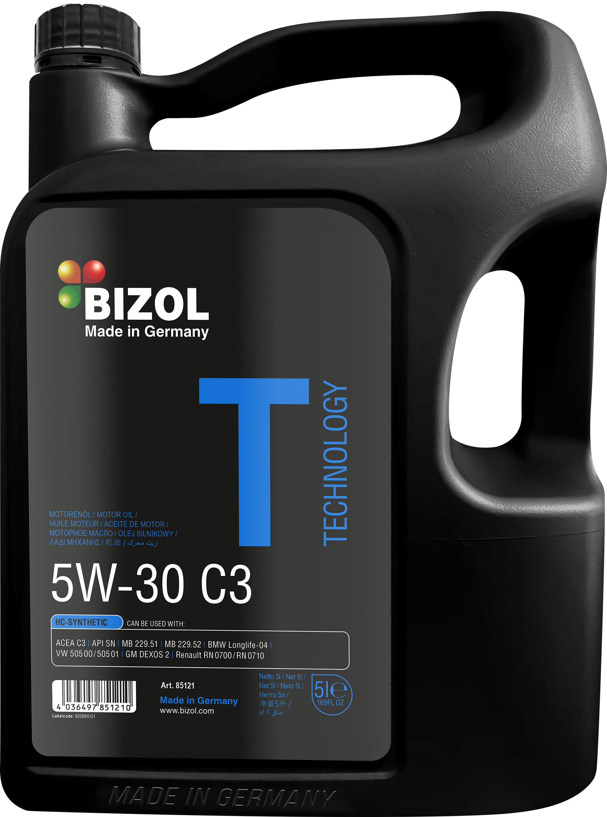 BIZOL Technology Motoröl 5W-30 C3 - 5 Liter