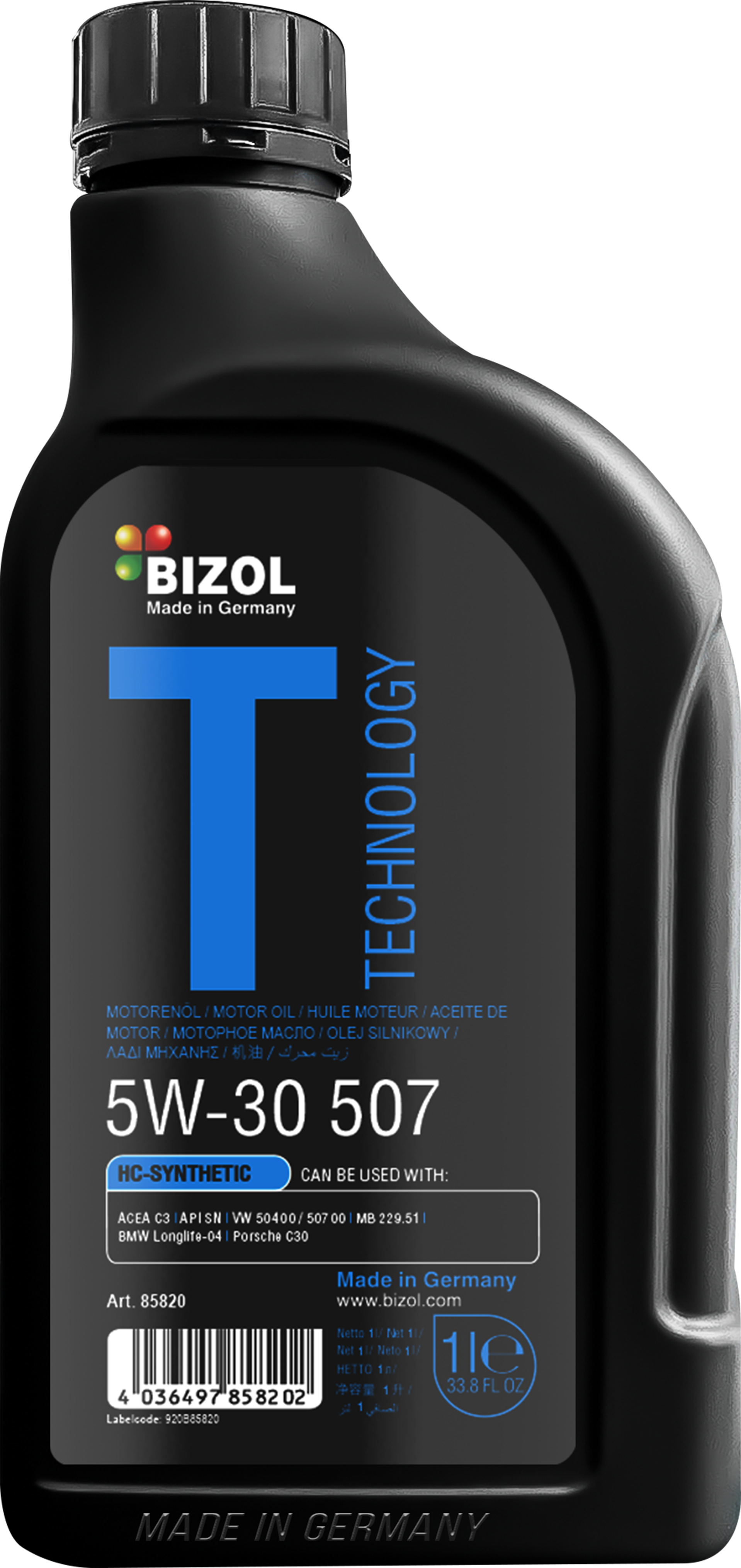 BIZOL Technology Motoröl 5W-30 507 - 1 Liter