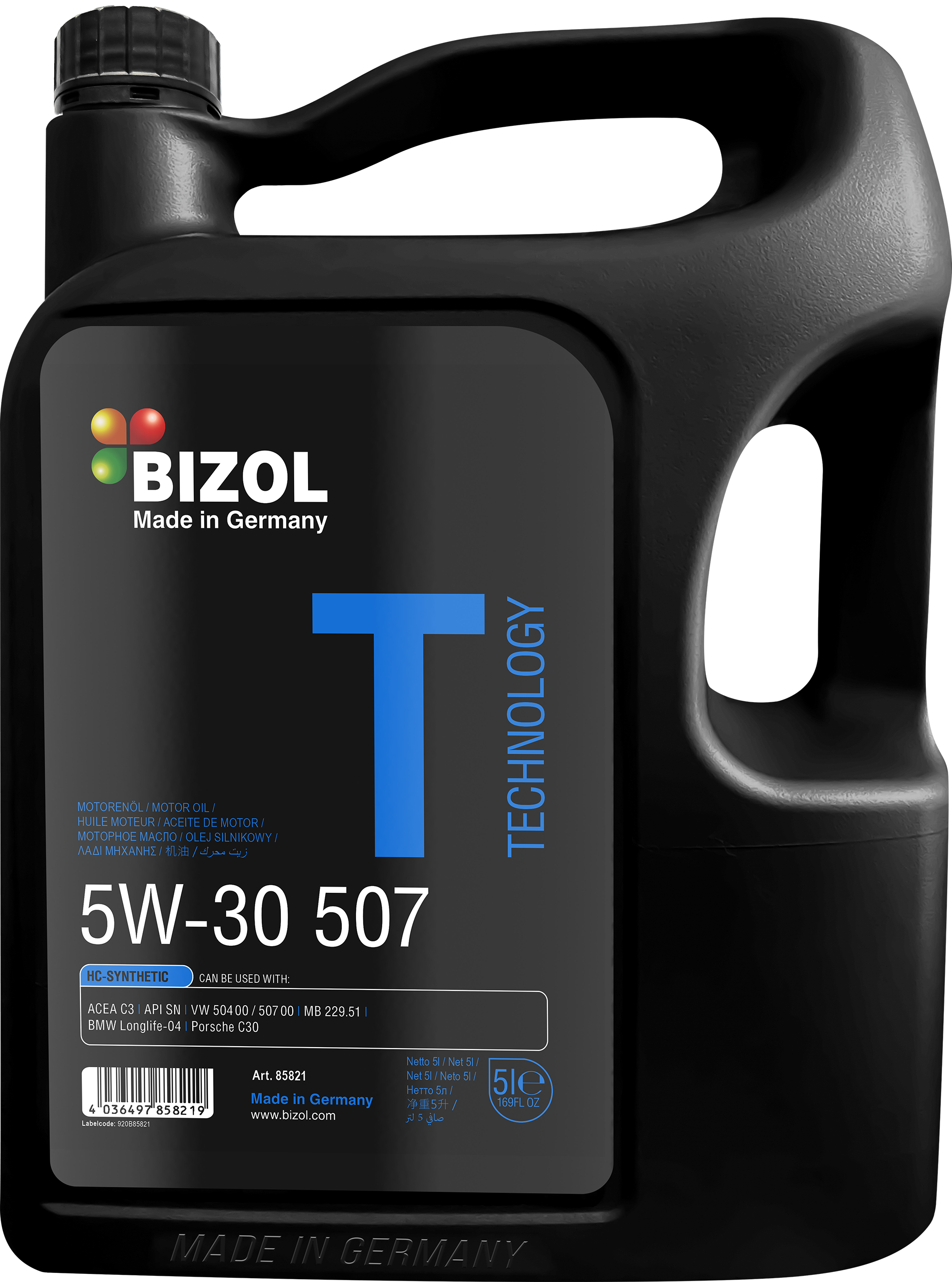 BIZOL Technology Motoröl 5W-30 507 - 5 Liter