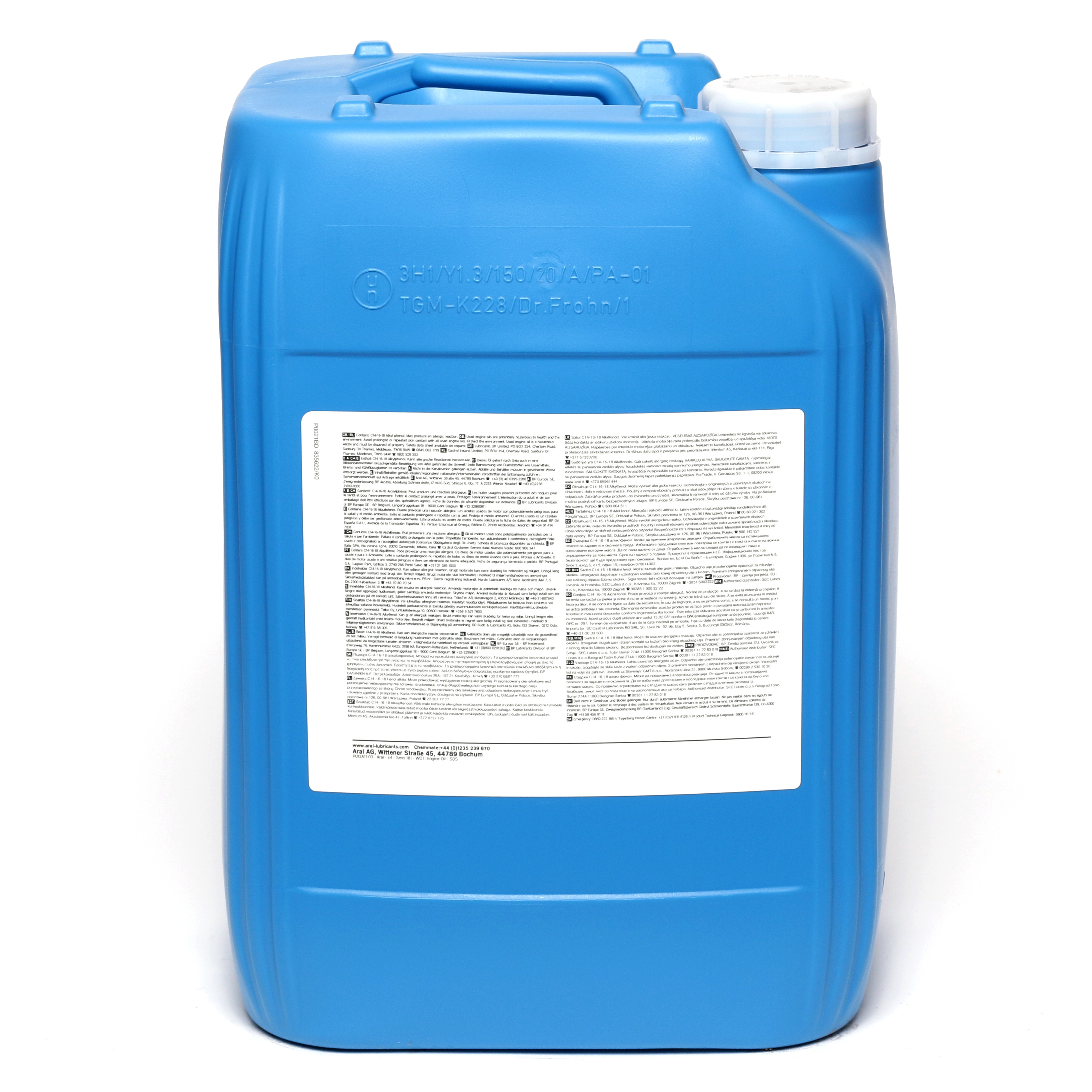 Aral High Tronic 5W-40 Motoröl 20l Kanister