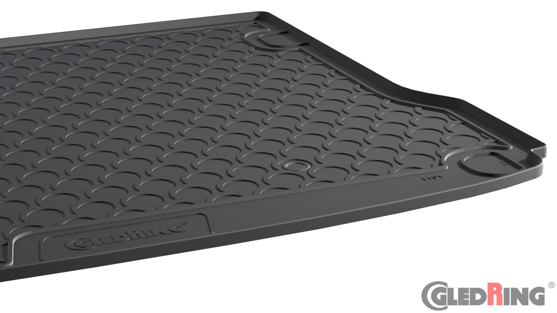 Original Gledring Premium Gummi Kofferraummatte - AUDI Q5 8R (nicht für Hybrid) 2008-2016