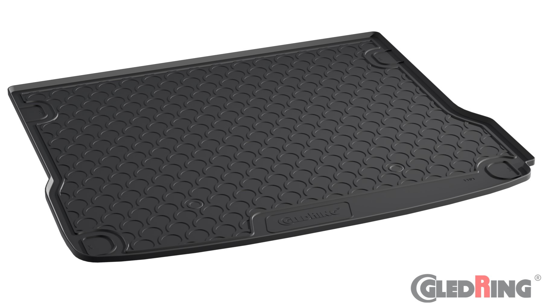 Original Gledring Premium Gummi Kofferraummatte - AUDI Q5 8R (nicht für Hybrid) 2008-2016