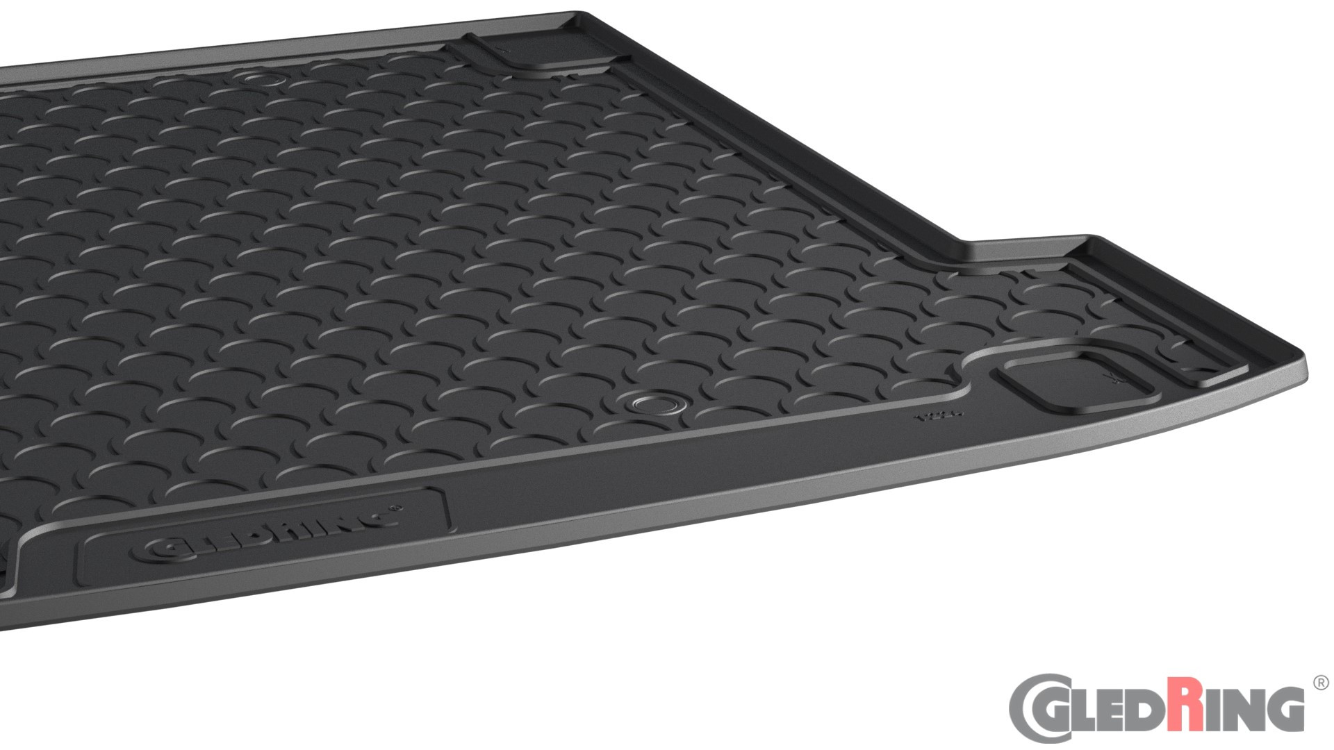 Original Gledring Premium Gummi Kofferraummatte - BMW X6 G06 (Ohne Kofferraum-Paket) 2019->