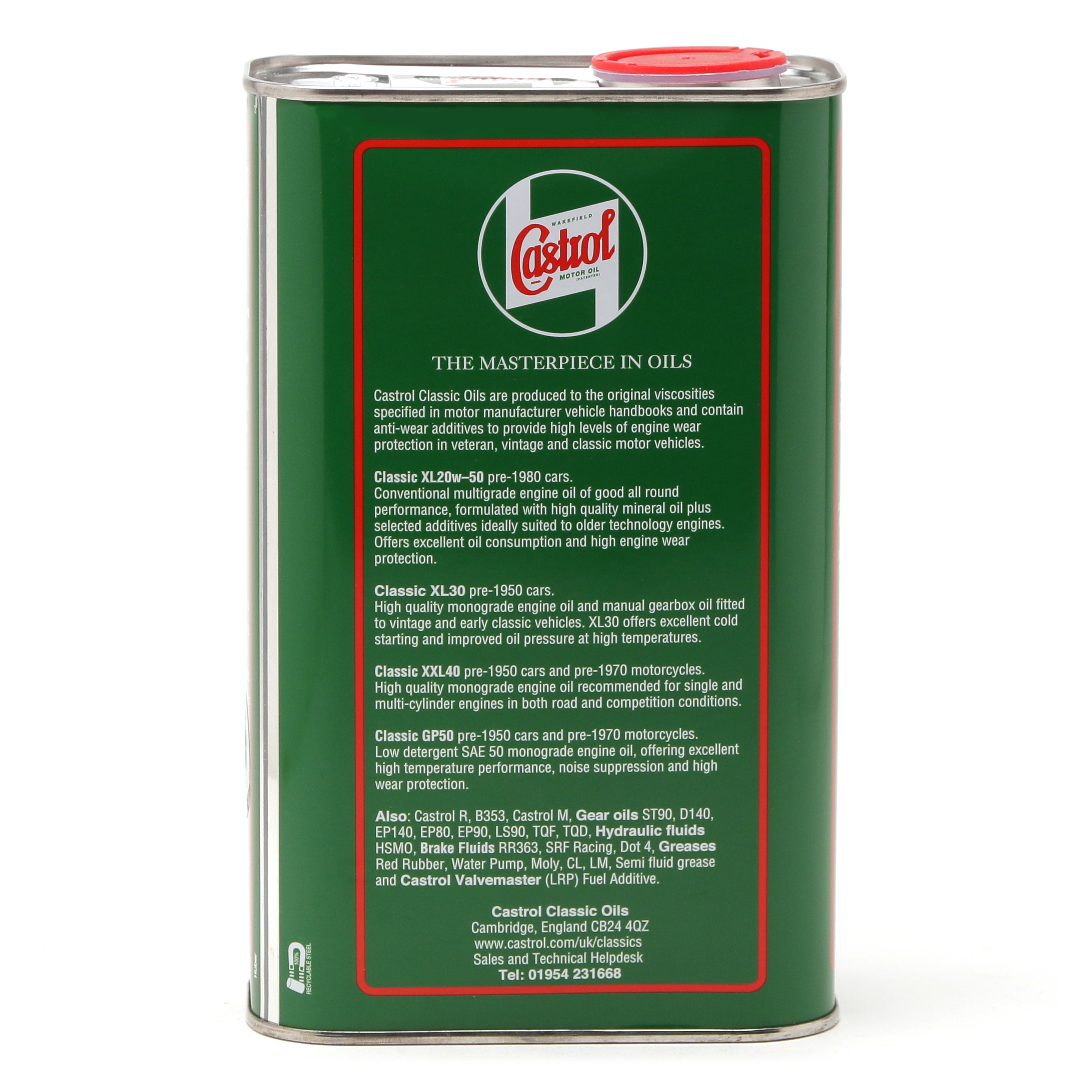 Castrol Classic D SAE 140 Monograde API GL 3 Getriebeöl 1l Flasche