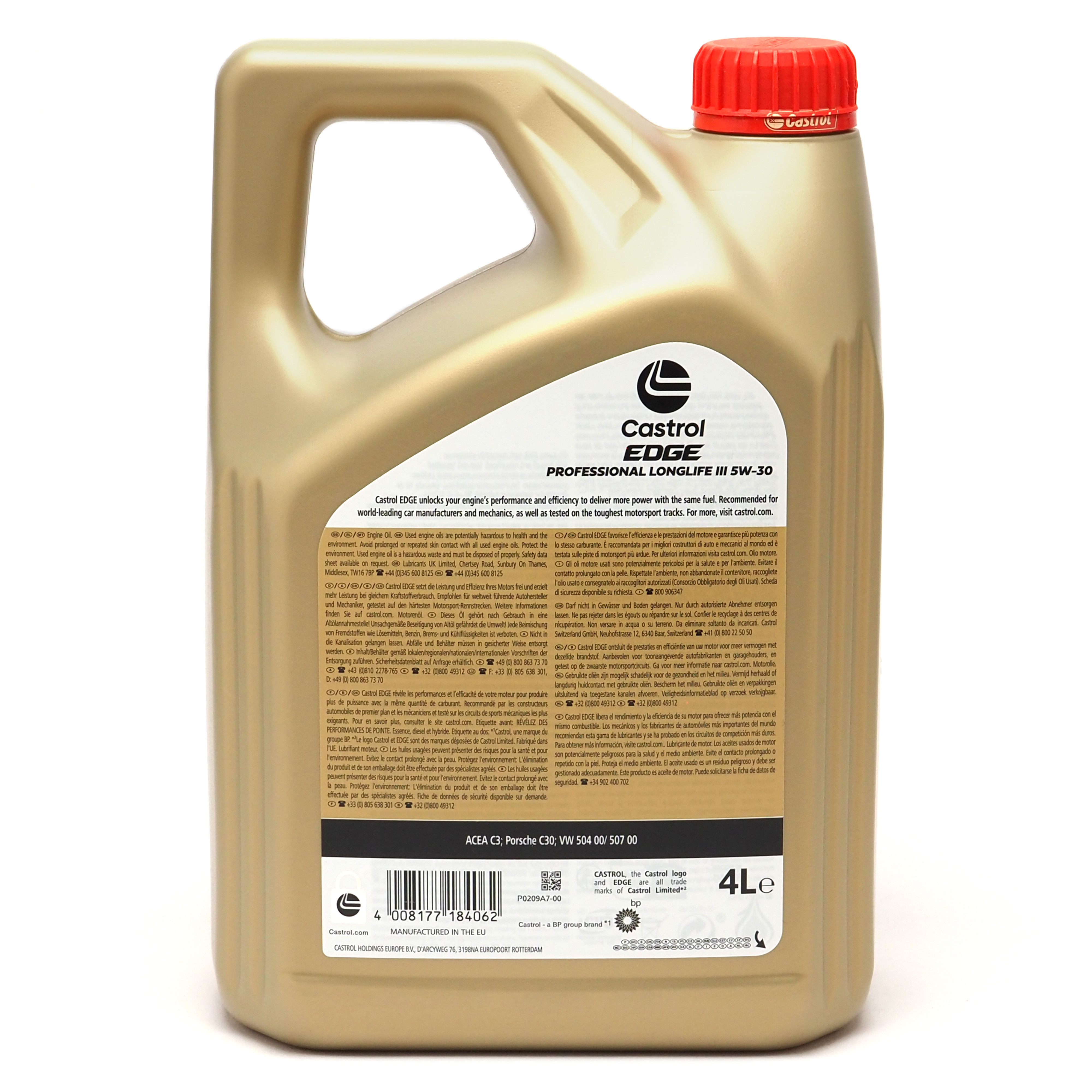 Castrol Edge Professional Longlife III Fluid Titanium (ex. FST) 5W-30 Motoröl 4l