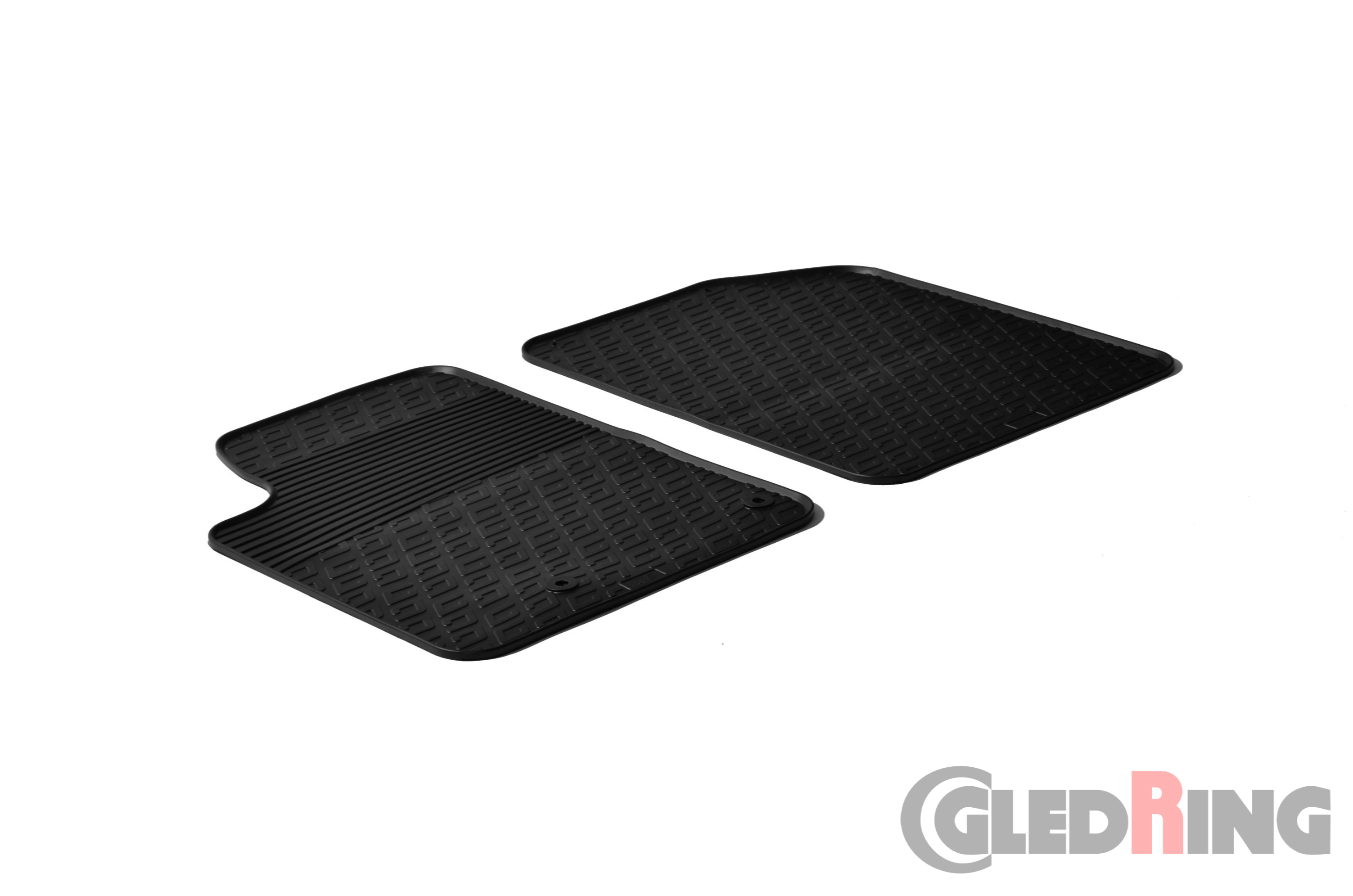 Original Gledring Passform Fußmatten Gummimatten 2 Tlg.-Fixing - CITROEN Berlingo Cargo 2002-2007