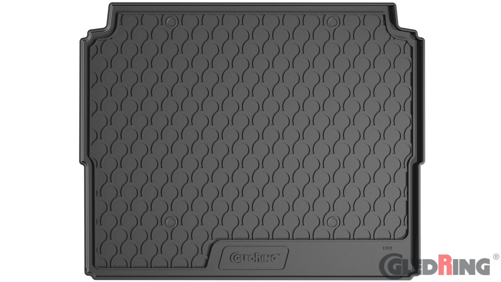 Original Gledring Premium Gummi Kofferraummatte - CITROEN C5 Aircross SUV (Oberer variabler Boden) 2018->