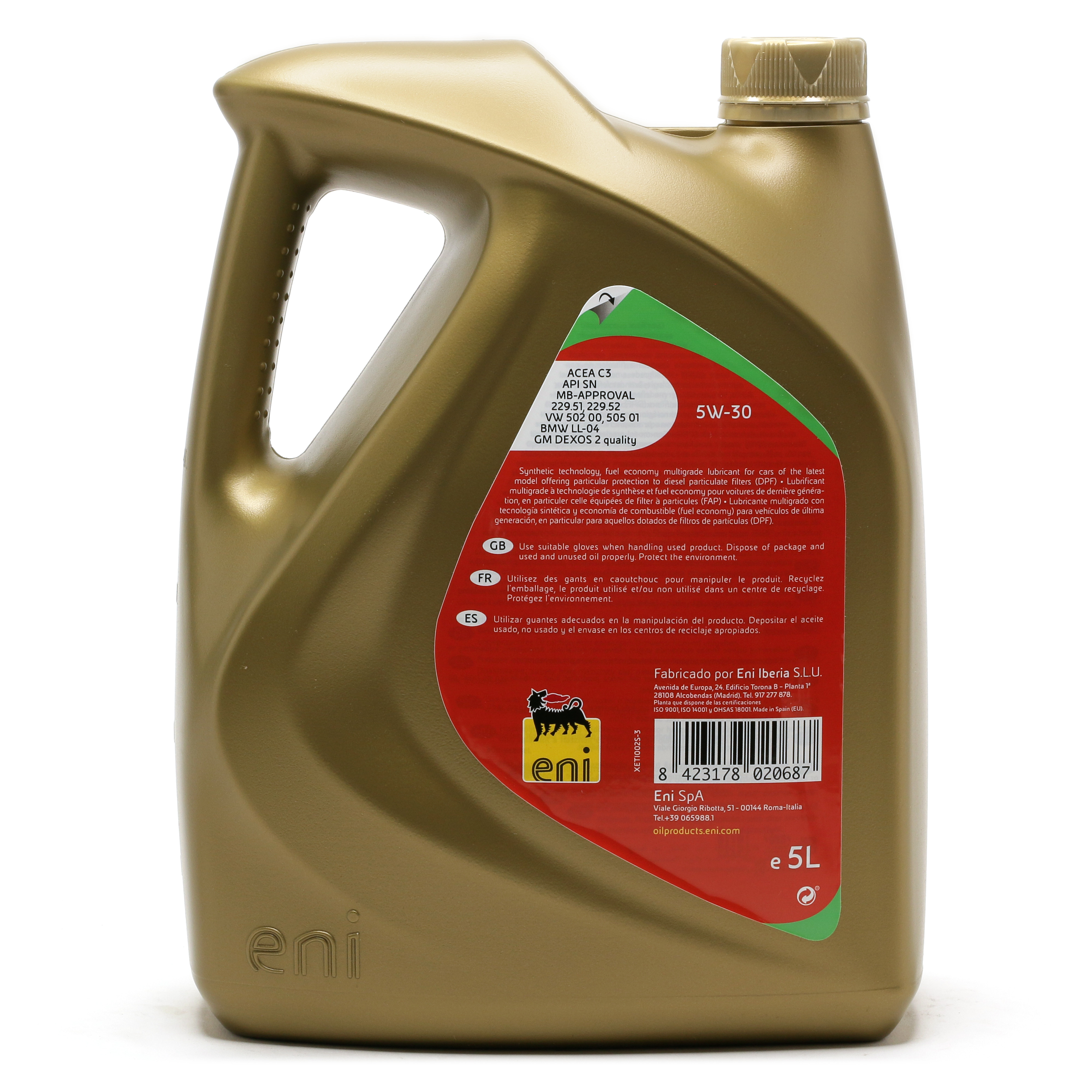 Eni i-Sint MS 5W-30 Motoröl 5l