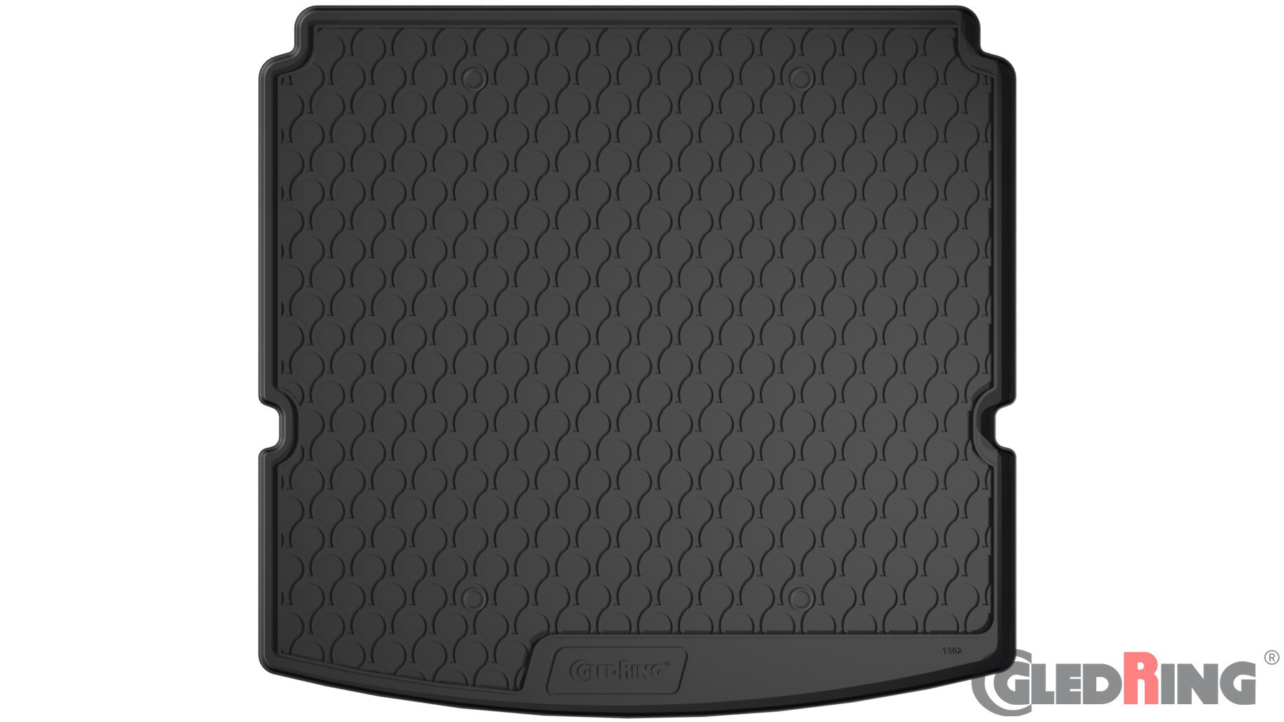 Original Gledring Premium Gummi Kofferraummatte - FORD Galaxy (7 Sitze) 2015->