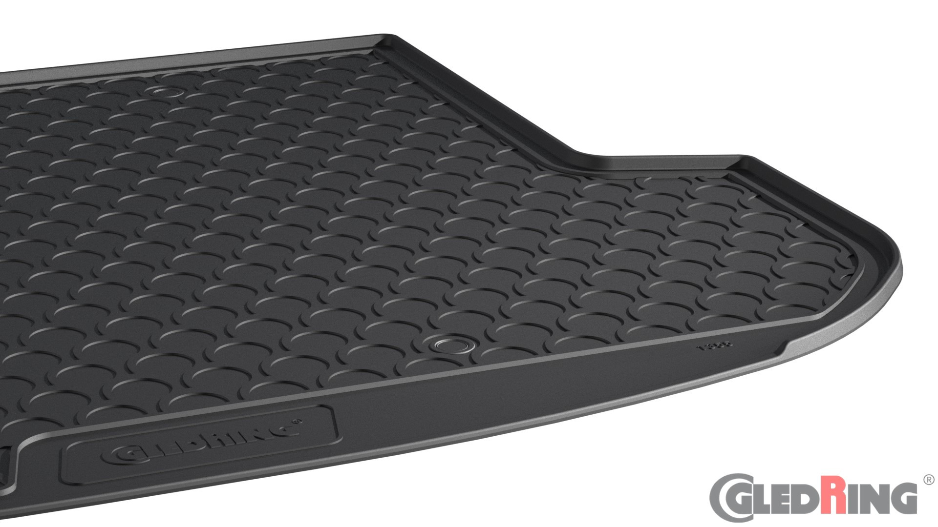 Original Gledring Premium Gummi Kofferraummatte - HYUNDAI Santa Fe (5 Sitze) / Nicht für Hybrid&PHEV 2018-2024