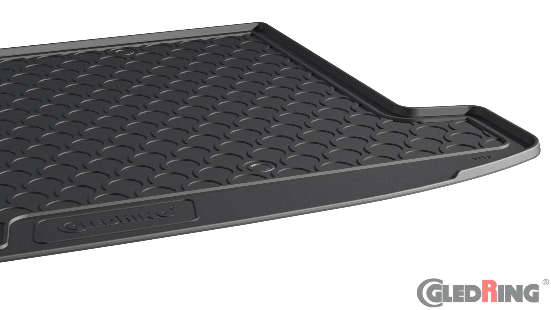 Original Gledring Premium Gummi Kofferraummatte - HYUNDAI Tucson MHEV (Oberer variabler Boden / mit Subwoofer) 2020->