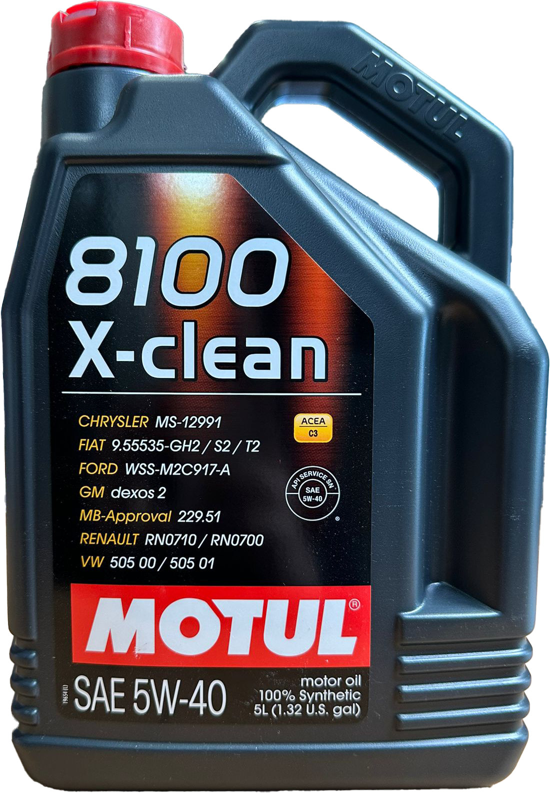Motul 8100 X-CLEAN GEN2 5W-40 Motoröl 5l Kanister