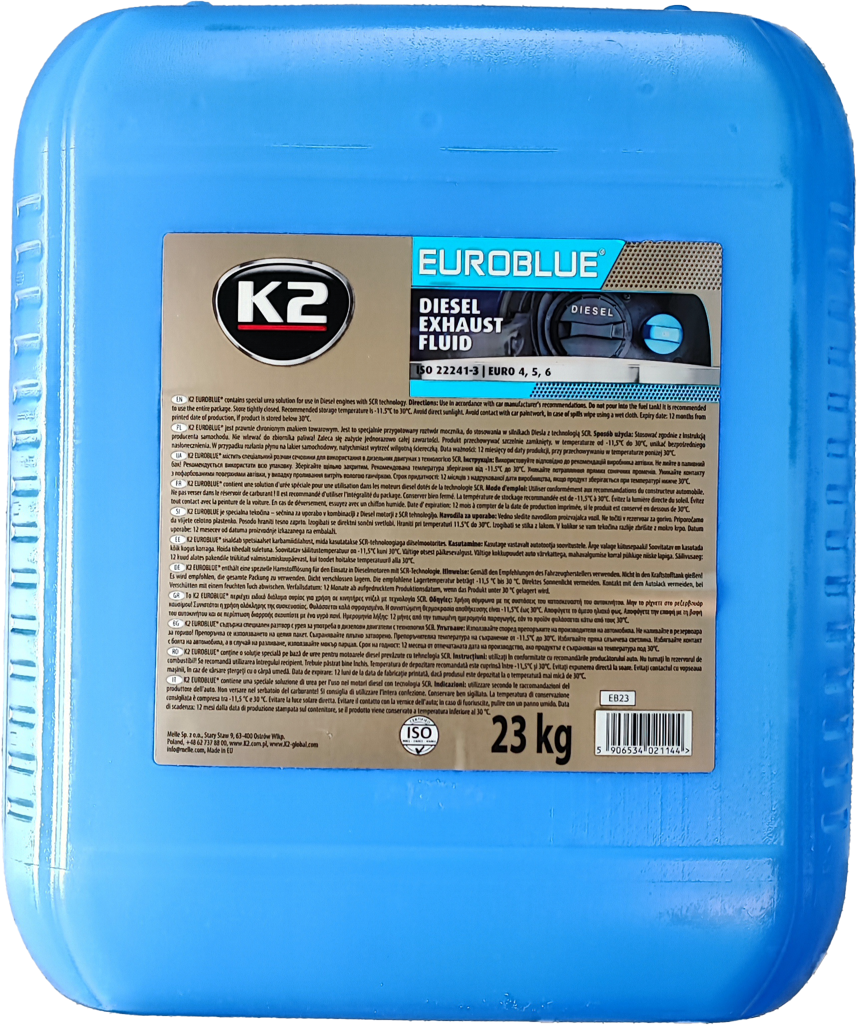 K2 MELLE AdBlue Harnstofflösung 21,1 Liter Kanister mit Einfülltrichter - AKTION nur bei Filialabholung