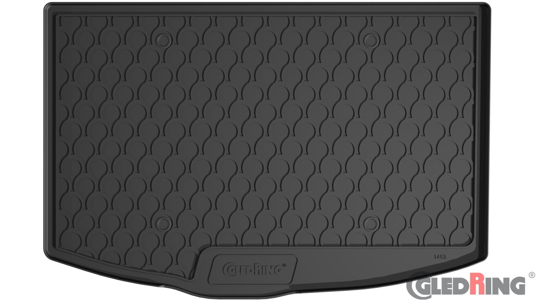 Original Gledring Premium Gummi Kofferraummatte - KIA Rio 2017->