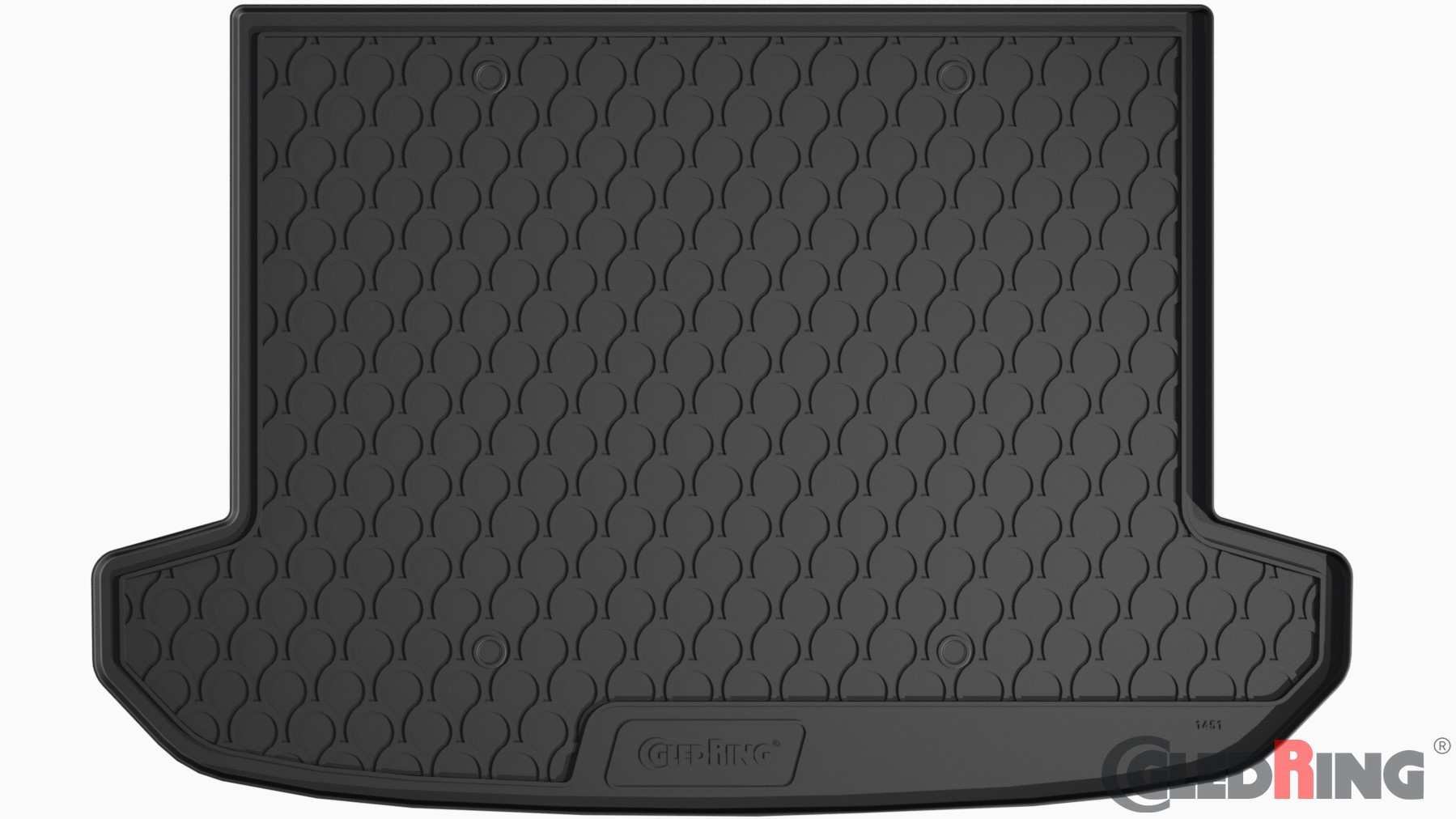 Original Gledring Premium Gummi Kofferraummatte - KIA Sportage (Oberer Boden) 02.2016-2018