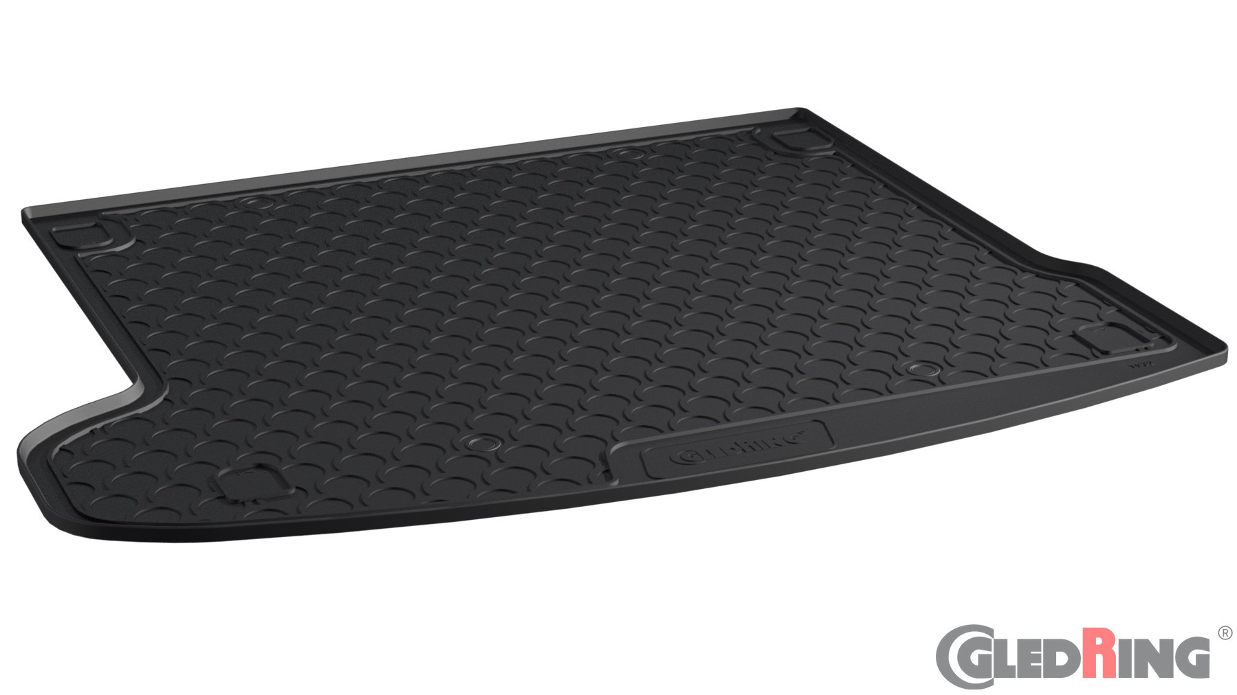 Original Gledring Premium Gummi Kofferraummatte - LAND ROVER RANGE ROVER VELAR (mit Notrad) 2017->