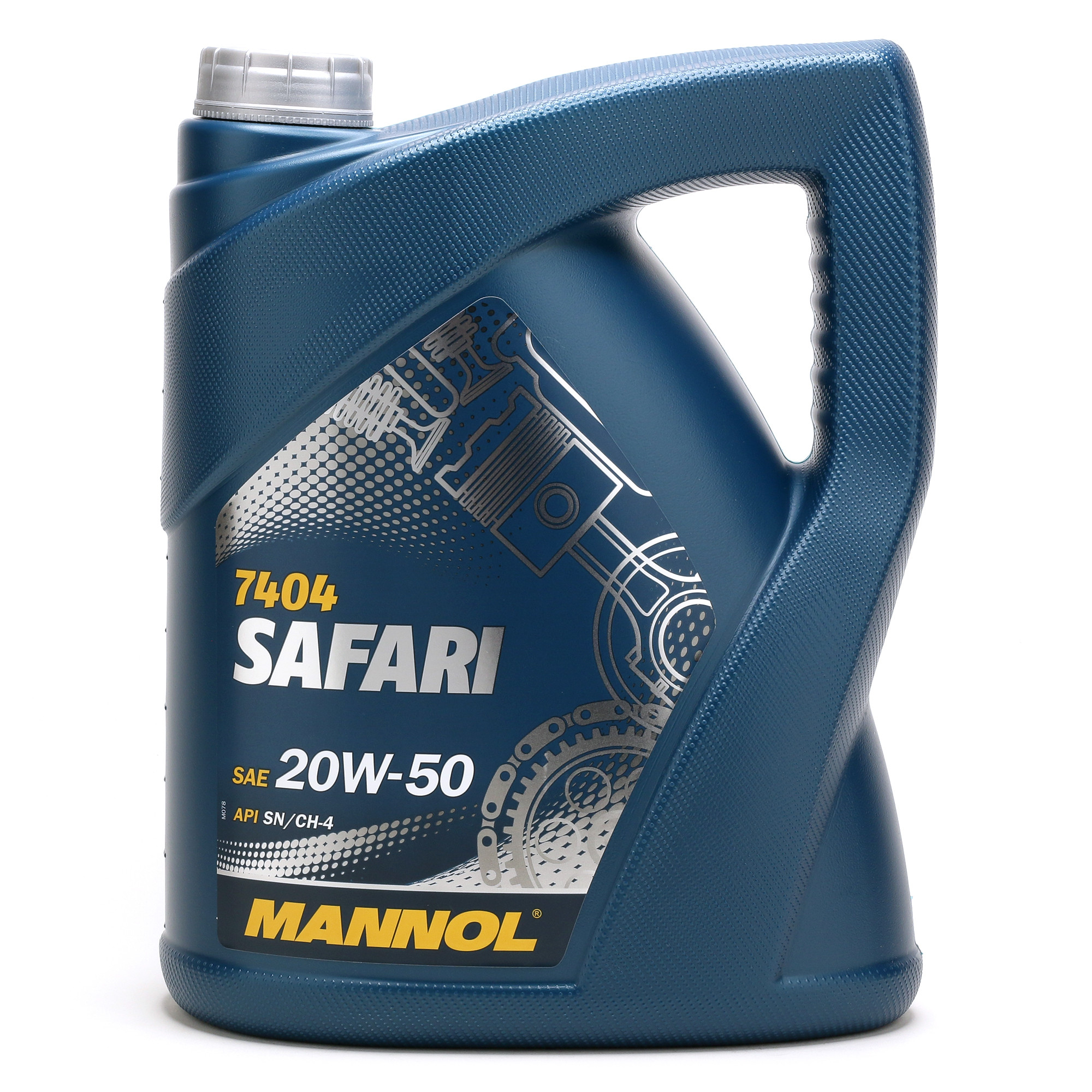 Mannol 7404 Safari 20W-50 mineralisches Motoröl 5l Kanister
