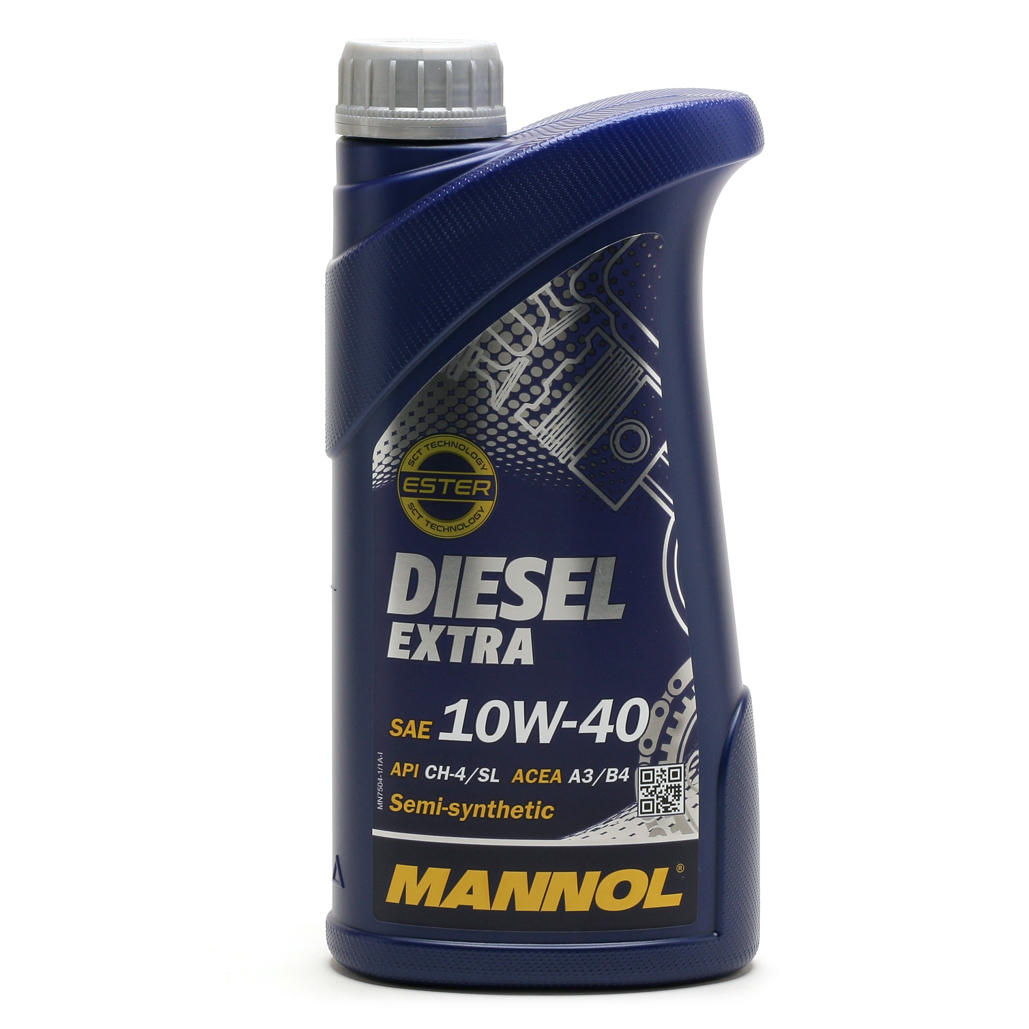 Mannol 7504 Diesel Extra 10W-40 teilsynthetisches Motoröl 1l Flasche