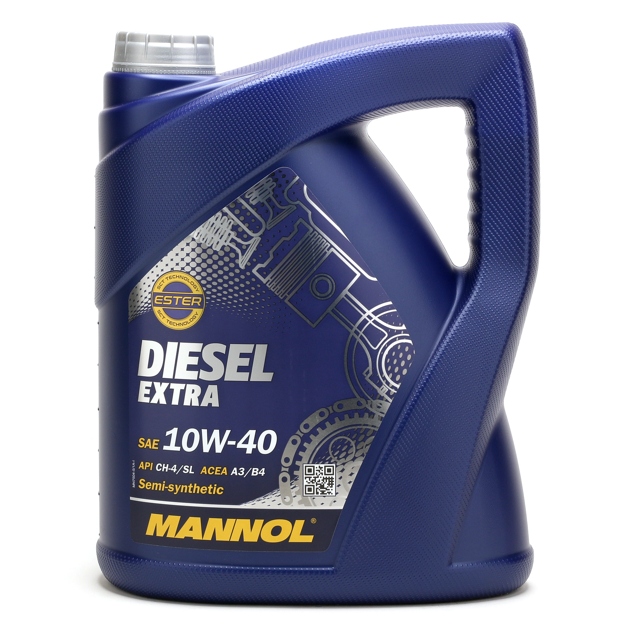 Mannol 7504 Diesel Extra 10W-40 teilsynthetisches Motoröl 5l Kanister