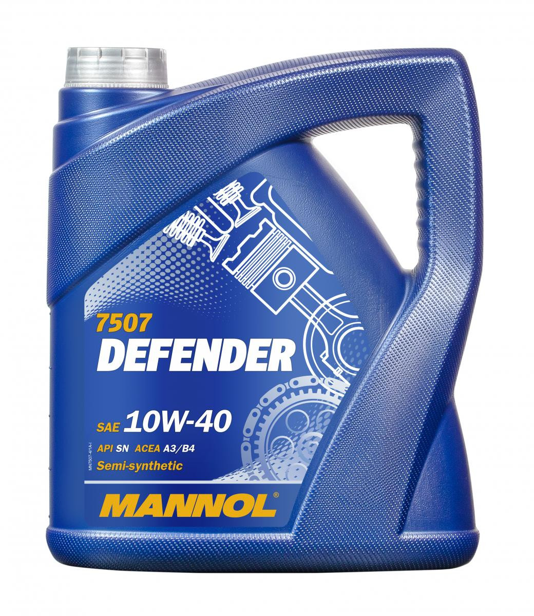 Mannol 7507 Defender 10W-40 teilsynthetisches Motoröl 4l Kanister