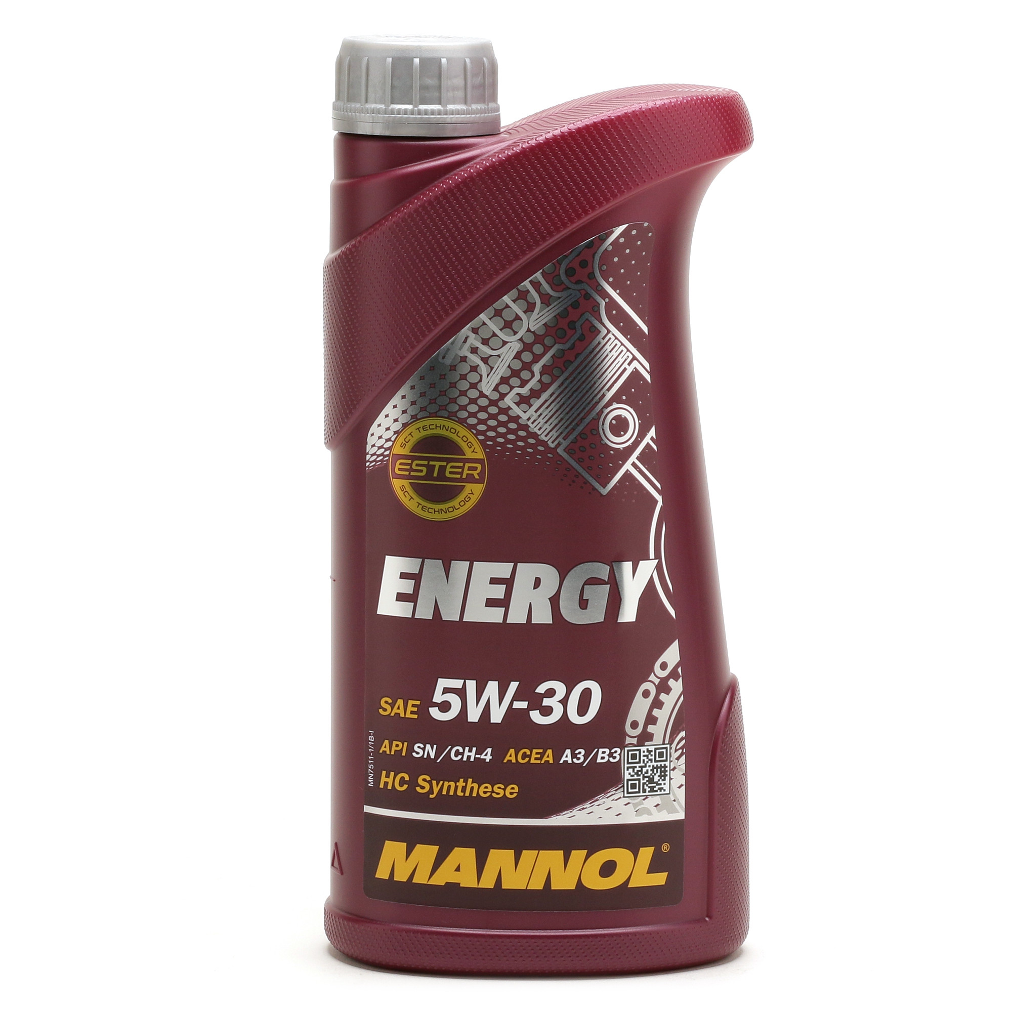 Mannol 7511 Energy 5W-30 synthetisches Motoröl 1l Flasche