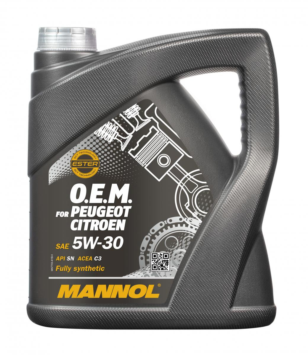 Mannol 7703 Energy Formula PSA 5W-30 Motoröl 4l Kanister