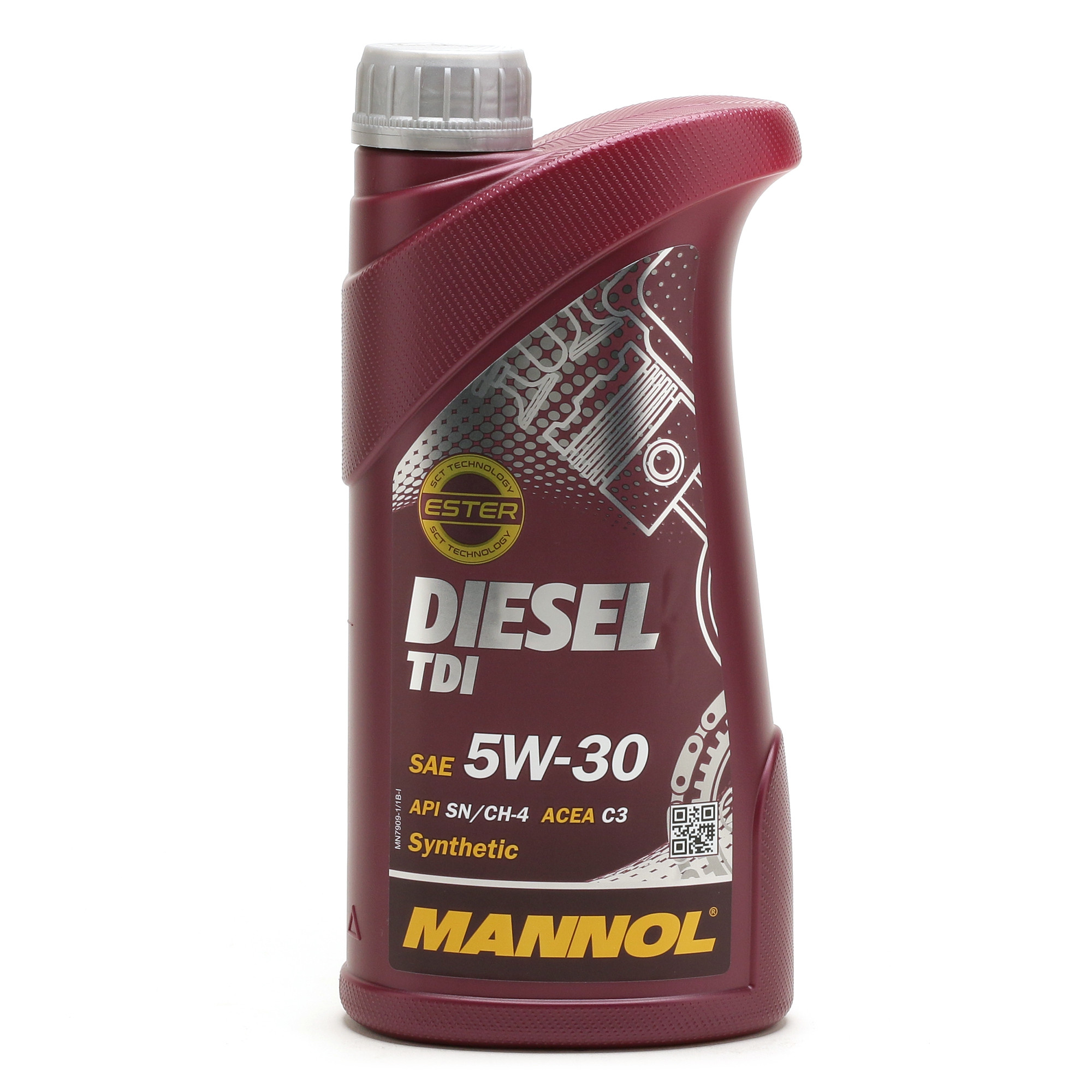 Mannol 7909 Diesel TDI 5W-30 synthetisches Motoröl 1l Flasche