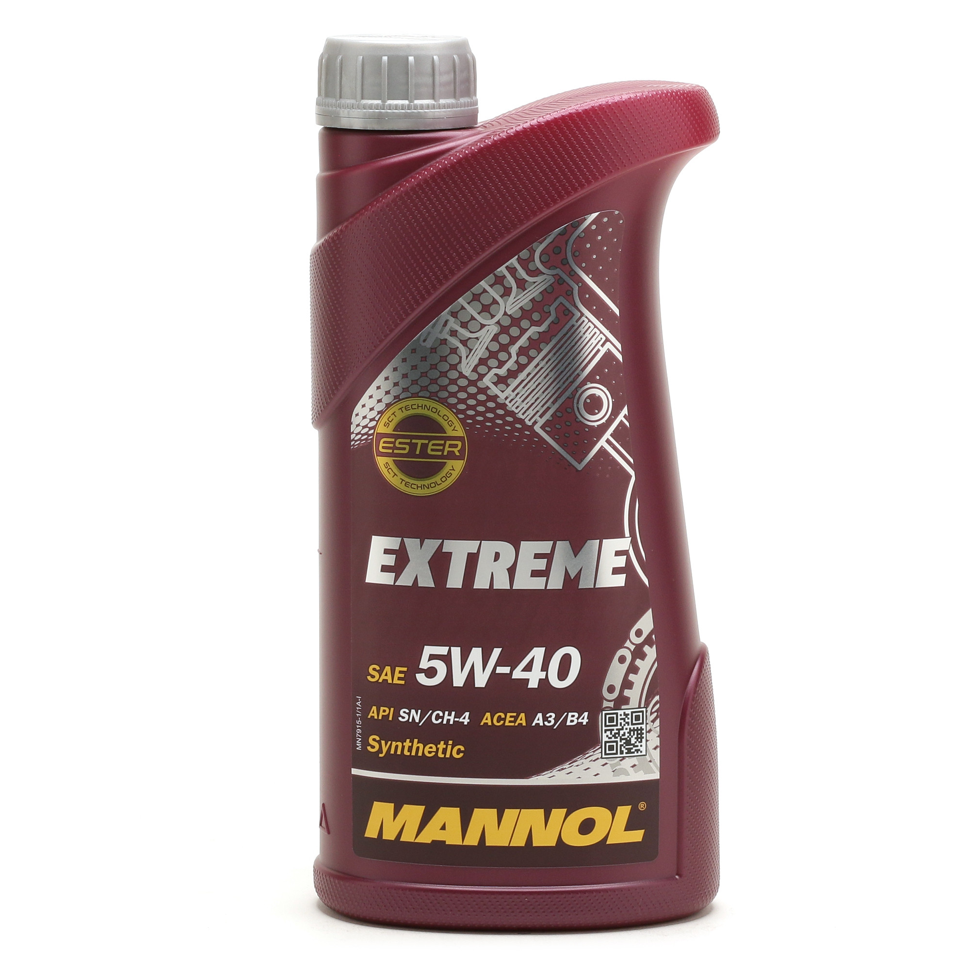 Mannol 7915 Extreme 5W-40 synthetisches Motoröl 1l Flasche