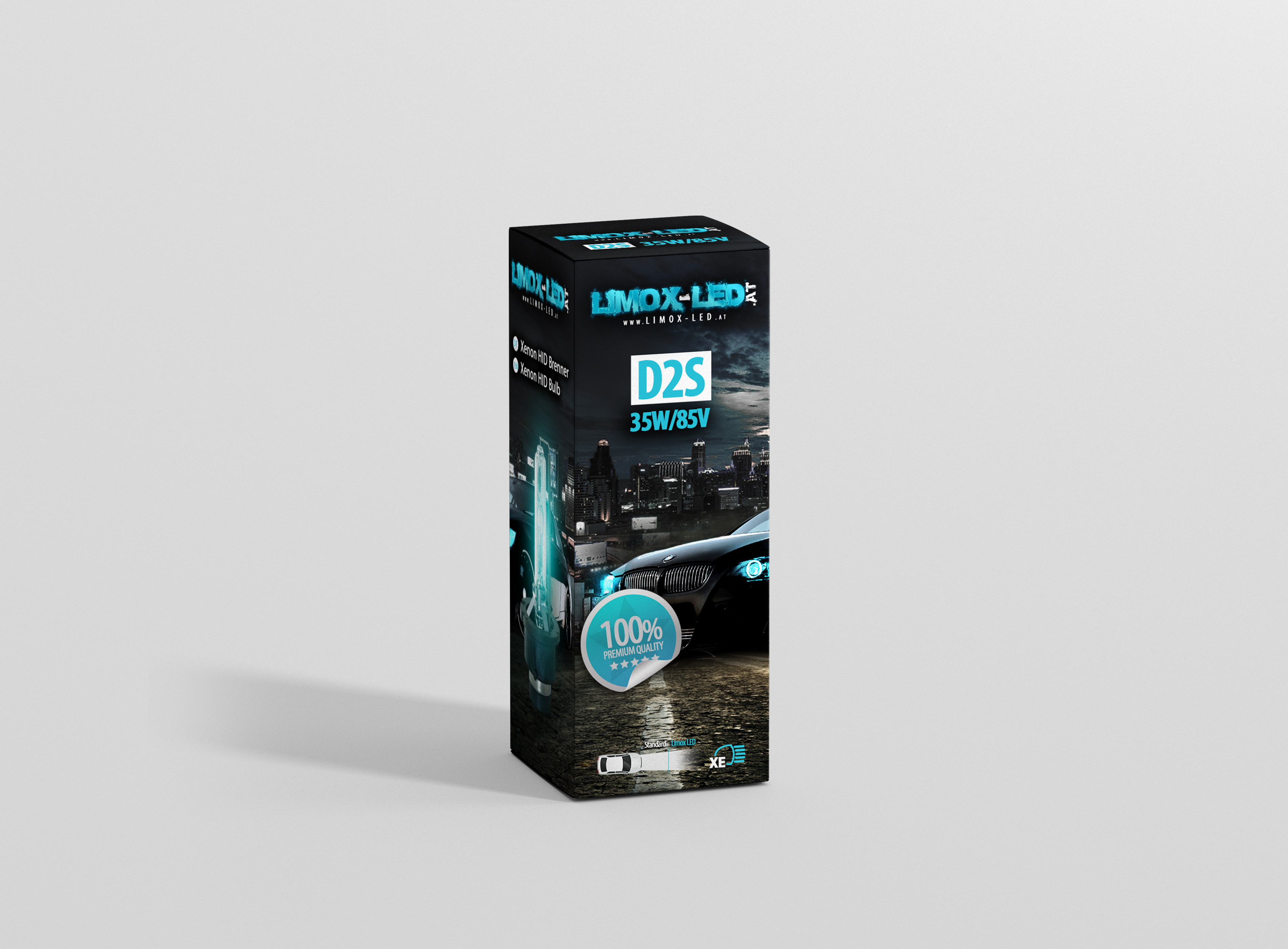 LIMOX LED Xenon Brenner Lampe D2S 10000 Kelvin