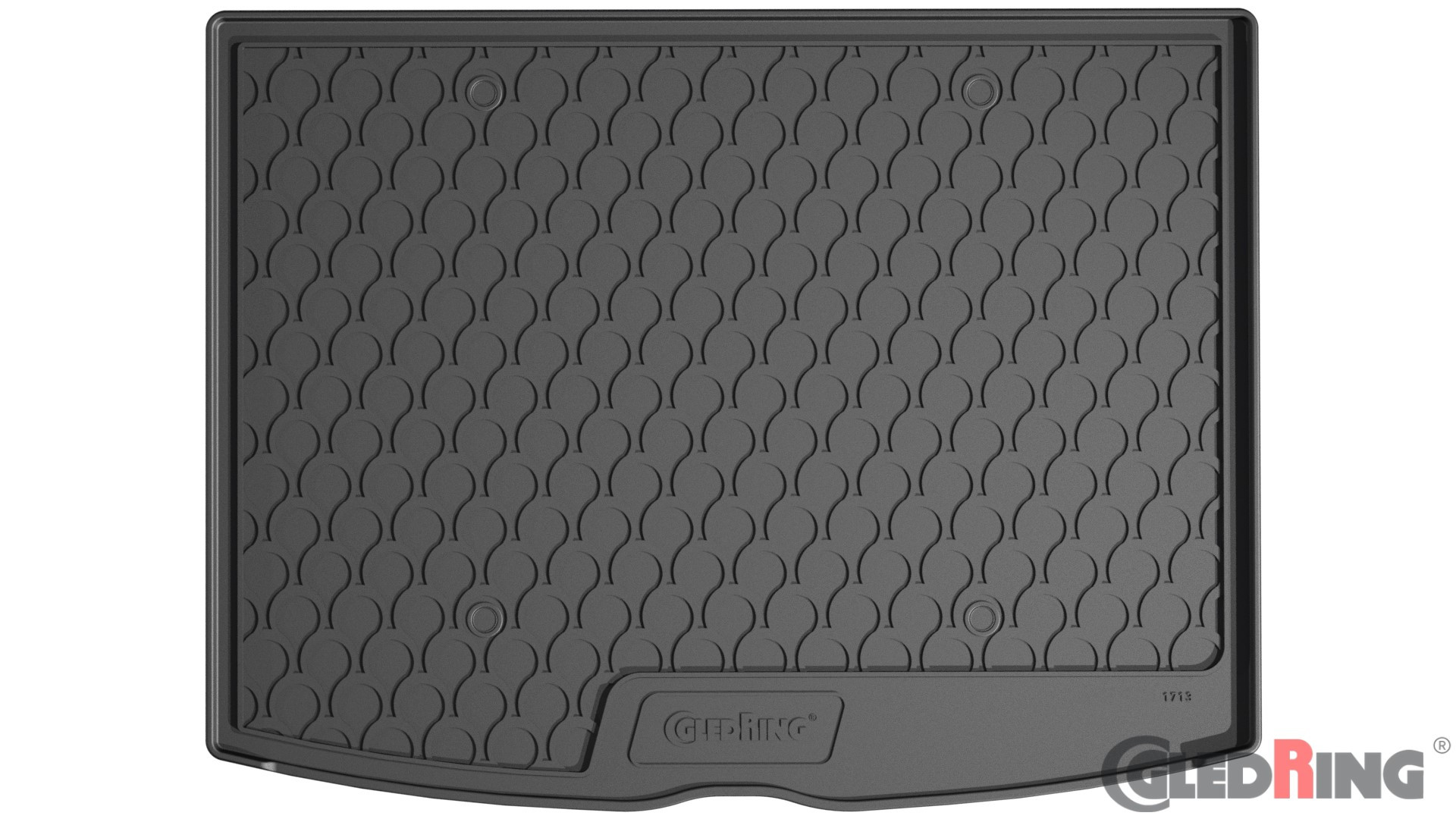 Original Gledring Premium Gummi Kofferraummatte - MERCEDES GLA H247 (Oberer variabler Boden Mit Kofferraum-Paket) 2020->