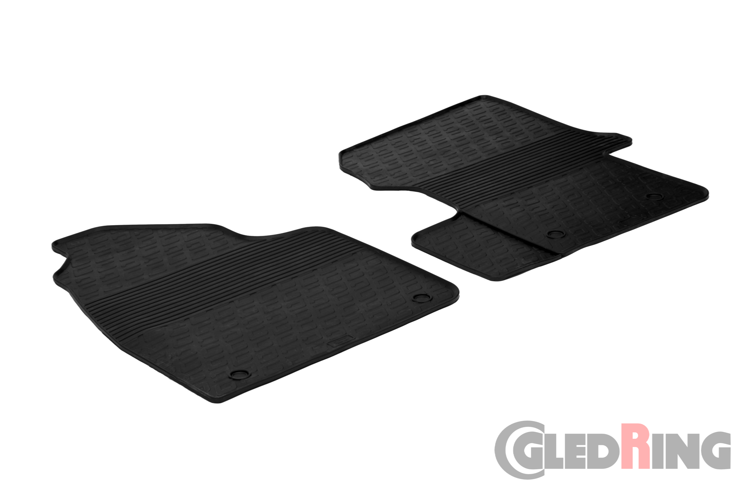 Original Gledring Passform Fußmatten Gummimatten 2 Tlg. - MERCEDES-BENZ Transporter und LKW Sprinter 05.2006-04.2018