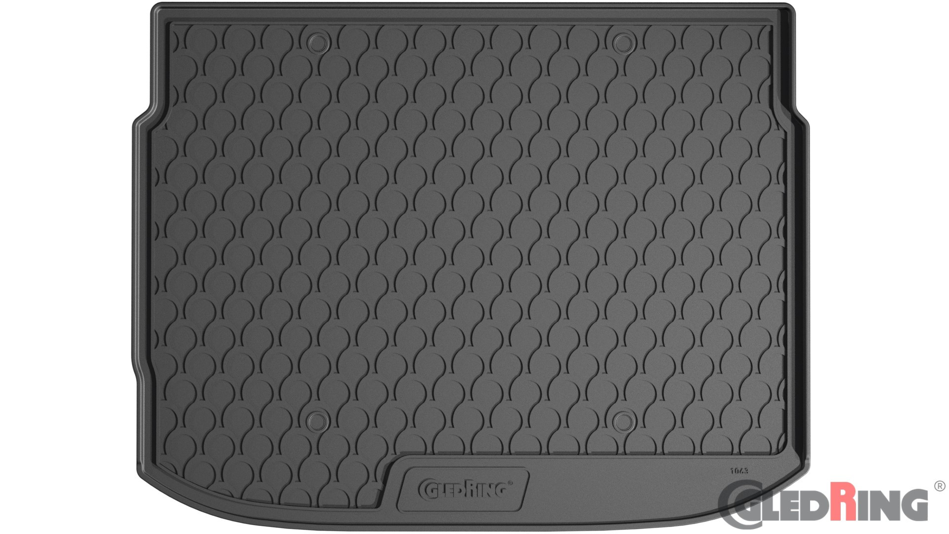 Original Gledring Premium Gummi Kofferraummatte - NISSAN QASHQAI (Oberer variabler Boden) 2021->